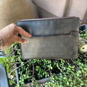 Luxury Brown Monogram Homme clutch